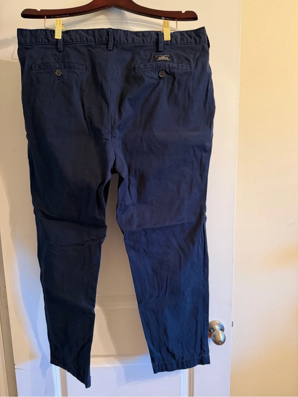 Banana Republic Men's Navy Chino Pants